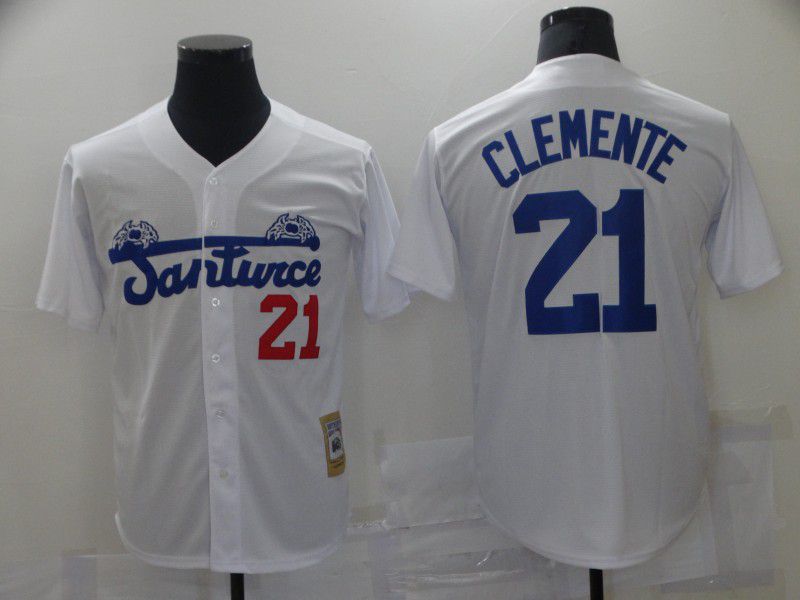 Men Pittsburgh Pirates #21 Clemente White Film version Game 2021 MLB Jersey